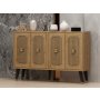 HANAH HOME Komoda Desarı Sapphire Oak Gold - slika 2