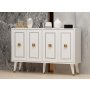 HANAH HOME Komoda Hartın White Gold - slika 2