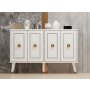 HANAH HOME Komoda Hartın White Gold - slika 1