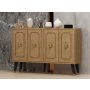 HANAH HOME Komoda Roland Sapphire Oak Gold - slika 2