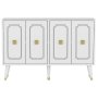 HANAH HOME Komoda Roland White Gold - slika 3