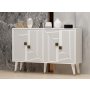 HANAH HOME Komoda Ahart White Gold - slika 2