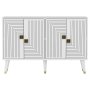 HANAH HOME Komoda Ahart White Gold - slika 3