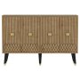 HANAH HOME Komoda Carbın Sapphire Oak Gold - slika 3