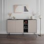 HANAH HOME Komoda Clara Console Anthracite Light Mocha - slika 1
