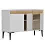 HANAH HOME Komoda Asude White Sapphire Oak - slika 4