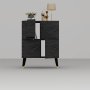 HANAH HOME Komoda Makro Black - slika 5