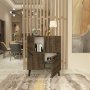 HANAH HOME Komoda Makro Walnut - slika 2