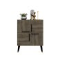 HANAH HOME Komoda Makro Walnut - slika 3