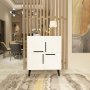 HANAH HOME Komoda Makro White - slika 1