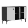 HANAH HOME Komoda Sahra Anthracite White - slika 4