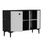 HANAH HOME Komoda Sahra Black Marble White - slika 4
