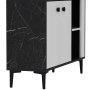 HANAH HOME Komoda Sahra Black Marble White - slika 5