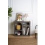 HANAH HOME Komoda Liva 80 Anthracite - slika 1