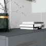 HANAH HOME Komoda Capri Anthracite Silver - slika 5