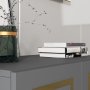 HANAH HOME Komoda Capri Anthracite Gold - slika 5