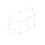 HANAH HOME Komoda Prestige - slika 5