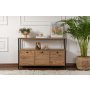 HANAH HOME Komoda Solace Atlantic Pine Black - slika 2