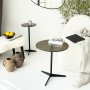 HANAH HOME Solis Black Bronze Set bočnih stolova - slika 2