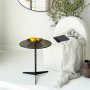 HANAH HOME Solis Black Bronze Set bočnih stolova - slika 5