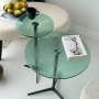 HANAH HOME Solis Black Green Set bočnih stolova - slika 3