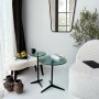 HANAH HOME Solis Black Green Set bočnih stolova - slika 1