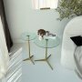 HANAH HOME Solis Gold Transparent Set bočnih stolova - slika 2
