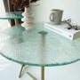 HANAH HOME Solis Gold Transparent Set bočnih stolova - slika 4