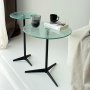 HANAH HOME Solis Transparent Black Set bočnih stolova - slika 2