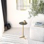 HANAH HOME Solis Gold Bronze Set bočnih stolova - slika 3