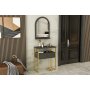 HANAH HOME Komoda Mipa Mirrored Anthracite - slika 3