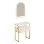 HANAH HOME Komoda Mipa Mirrored White - slika 5