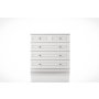 HANAH HOME Komoda Inci 1802 White - slika 3