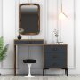 HANAH HOME Komoda Lizbon 543 Walnut Anthracite - slika 1