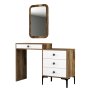 HANAH HOME Komoda Lizbon 544 Walnut White - slika 4