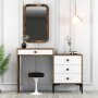 HANAH HOME Komoda Lizbon 544 Walnut White - slika 1