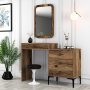 HANAH HOME Komoda Lizbon 546 Walnut - slika 2