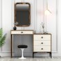 HANAH HOME Komoda Lizbon 547 Walnut Cream - slika 1