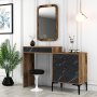 HANAH HOME Komoda Lizbon 548 Walnut Black - slika 2