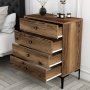 HANAH HOME Komoda Lizbon 539 Walnut - slika 3