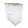 HANAH HOME Komoda Sahra White Oak - slika 4