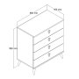 HANAH HOME Komoda Versa Ce 3616 - slika 4