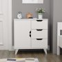 HANAH HOME Komoda Valencia 3+1 White - slika 2