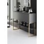 HANAH HOME Komoda Luxe Gold Anthracite - slika 2