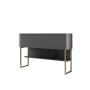 HANAH HOME Komoda Luxe Gold Anthracite - slika 5