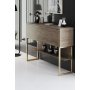 HANAH HOME Komoda Luxe Gold Walnut - slika 2