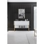 HANAH HOME Komoda Luxe Gold White - slika 3