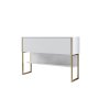 HANAH HOME Komoda Luxe Gold White - slika 5