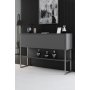 HANAH HOME Komoda Luxe Silver Anthracite - slika 1