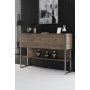 HANAH HOME Komoda Luxe Silver Walnut - slika 1
